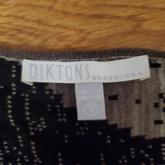 Flower pattern knit vest  size S by Dikton Barcelona - Picture 6 of 7